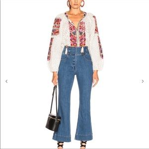 Ulla Johnson Ellis Jeans Medium Wash, High Rise, size 2